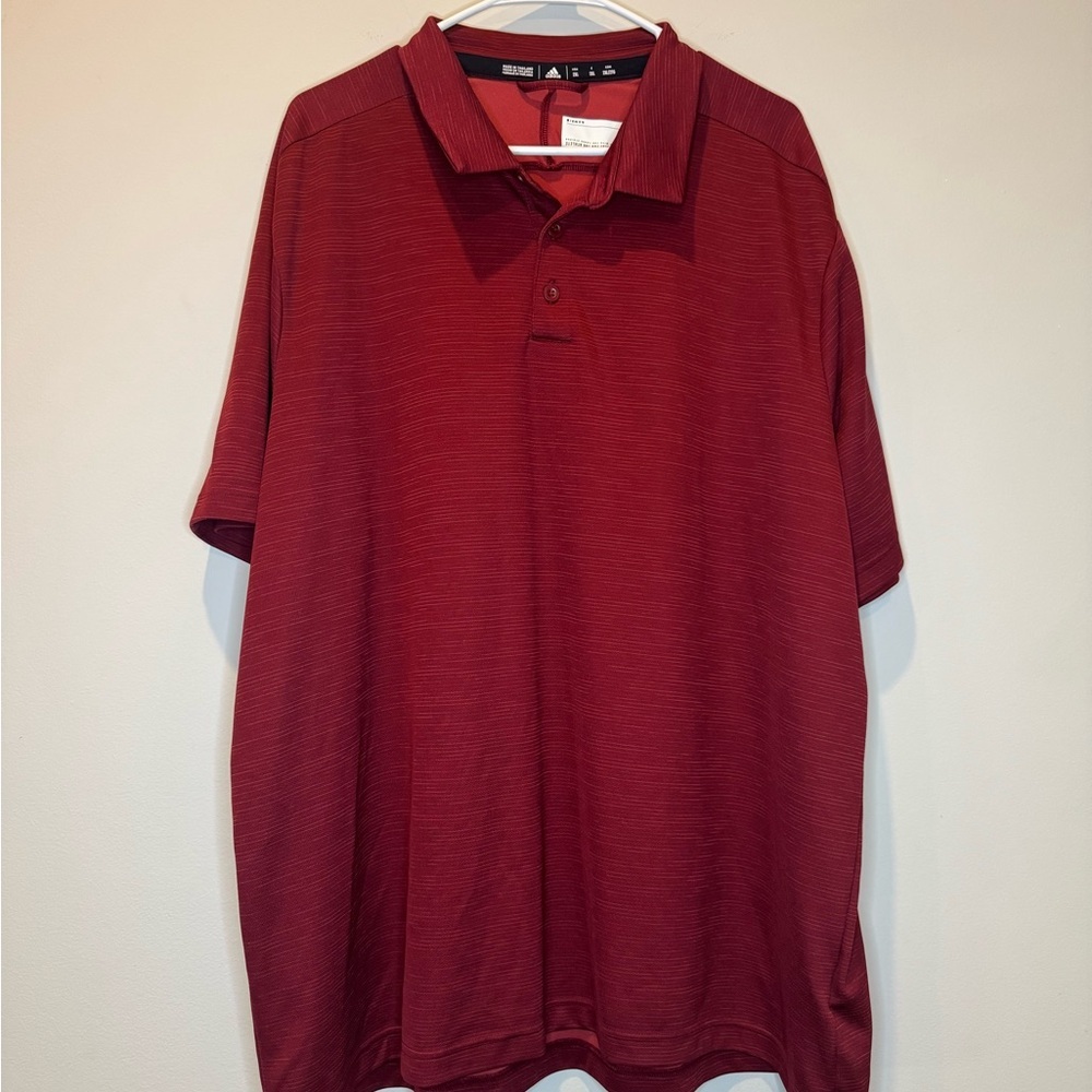 Adidas Climalite Crimson Polo size 2XL